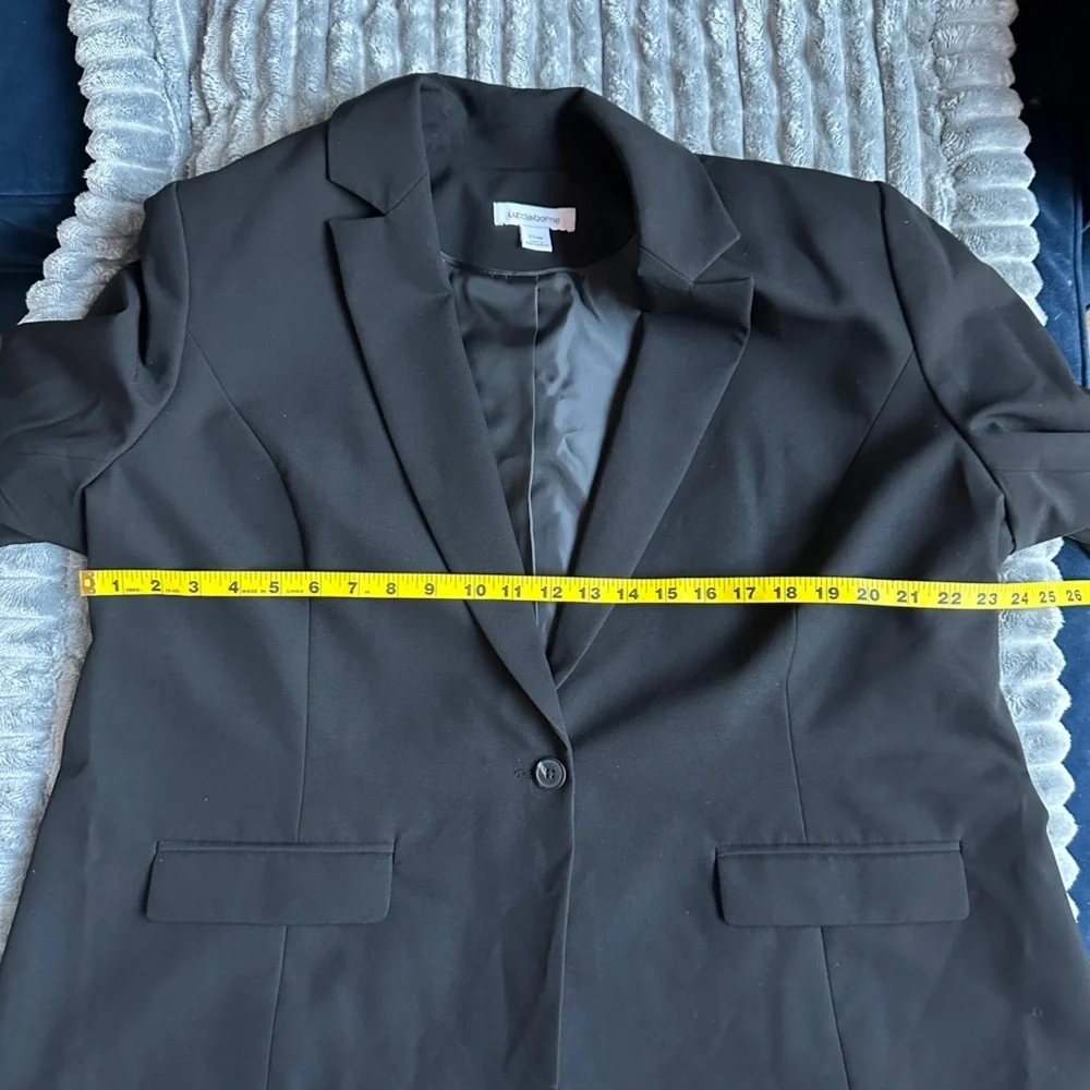Liz Claiborne black Lined Blazer - Picture 7 of 9